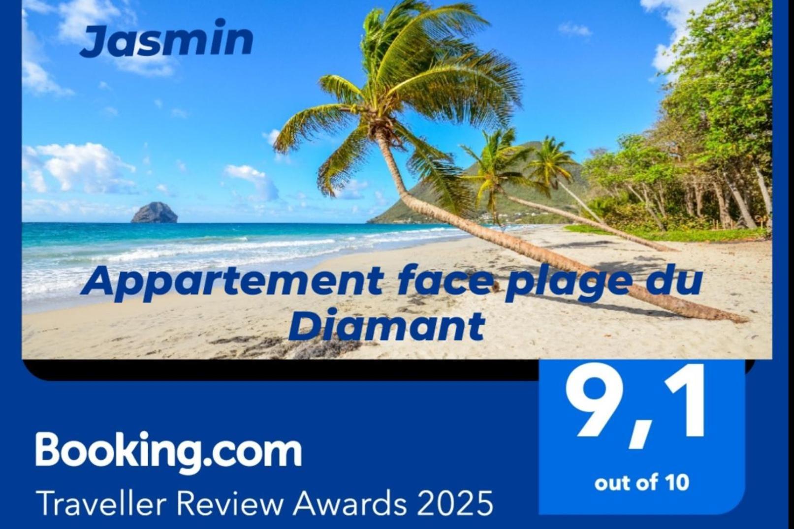 Jasmin - Appartement Face Plage Diamant Le Diamant Buitenkant foto